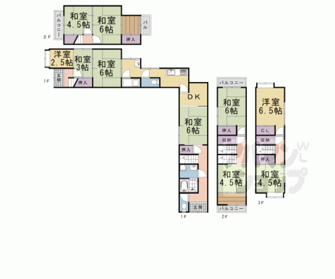 【嵐山茶尻町戸建】間取