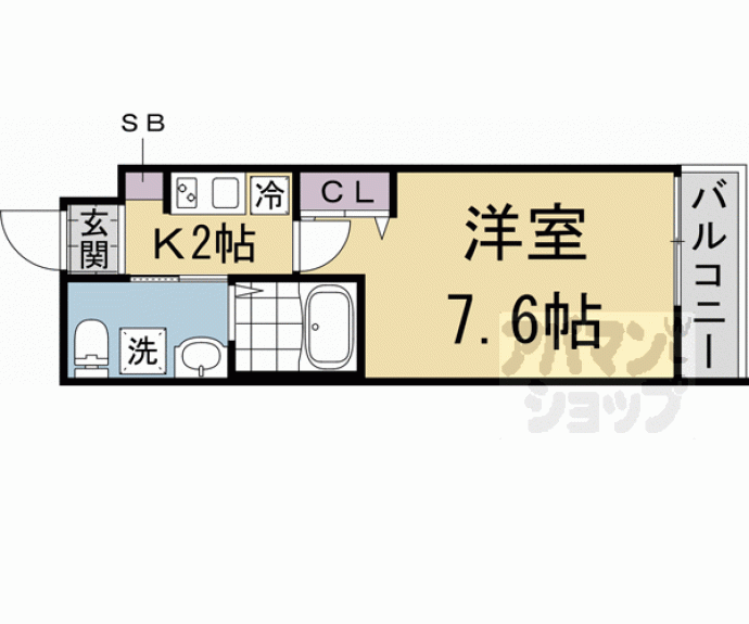 【ＴＨＥ　ＧＡＲＮＥＴ　ＳＵＩＴＥ　ＲＥＳＩＤＥＮＣＥ吉祥院】間取