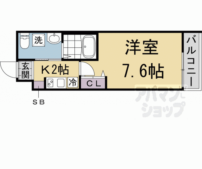 【ＴＨＥ　ＧＡＲＮＥＴ　ＳＵＩＴＥ　ＲＥＳＩＤＥＮＣＥ吉祥院】間取