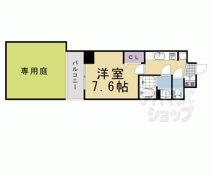 【ソルテラス四条堀川】間取