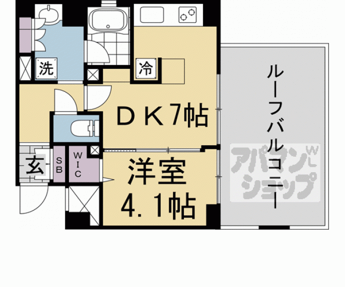 【エステムコート京都梅小路公園】間取