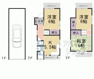 【横大路貴船貸家】