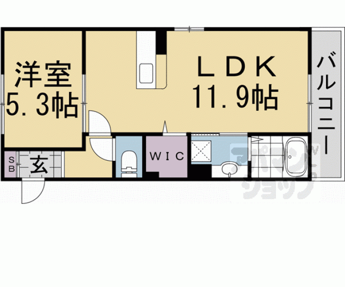 【メゾンド本町】間取