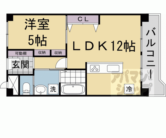 【山科団地　２棟】間取