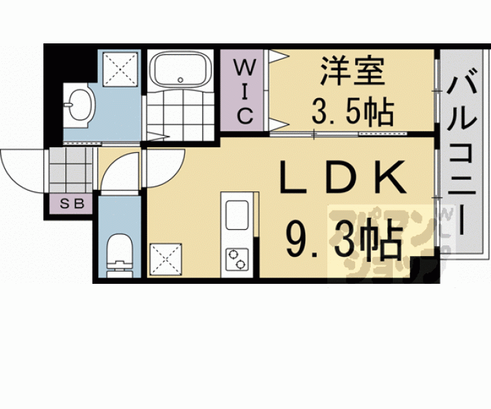 【ヴィラステージ太秦天神川】間取