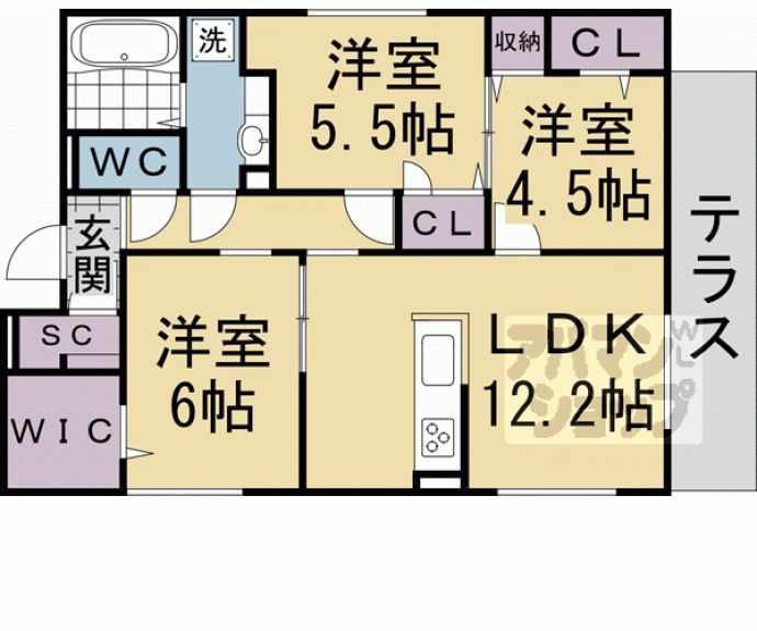 【ソシア・セレーノ】間取