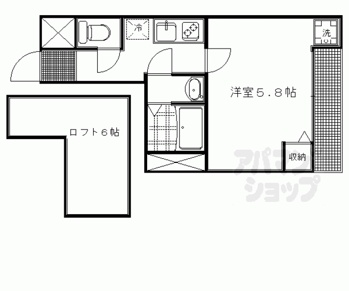 【ロフティ智恵光院南】間取