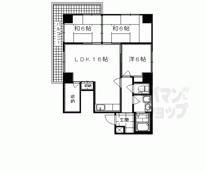 【Ｕ　ｒｅｓｉｄｅｎｃｅ　京都三条】間取