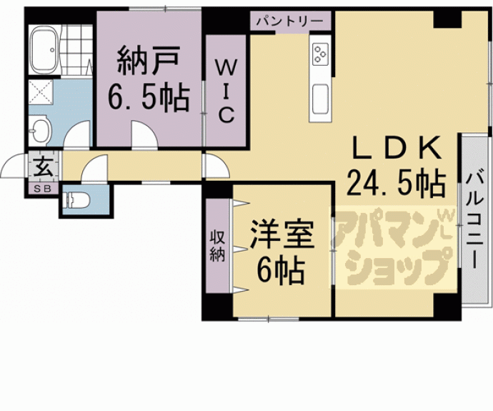 【Ｕ　ｒｅｓｉｄｅｎｃｅ　京都三条】間取