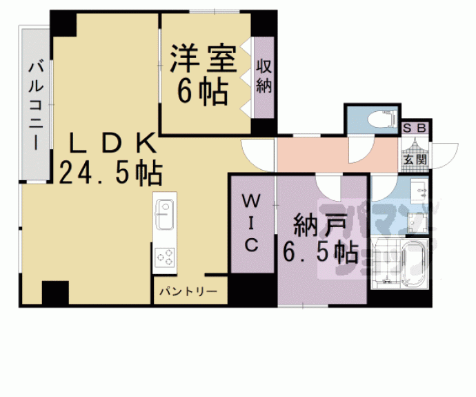 【Ｕｒｅｓｉｄｅｎｃｅ京都三条】間取