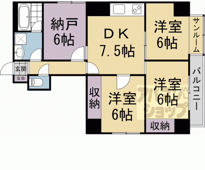 【Ｕ　ｒｅｓｉｄｅｎｃｅ　京都三条】間取