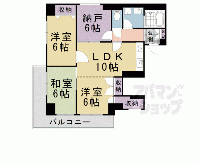 【Ｕｒｅｓｉｄｅｎｃｅ京都三条】間取