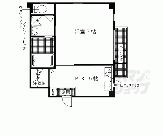 【ブライトストーン太秦】間取