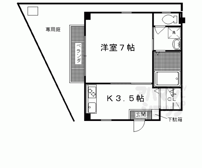 【ブライトストーン太秦】間取