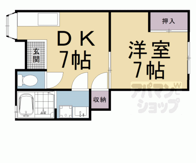 【茶々ヴィラ】間取