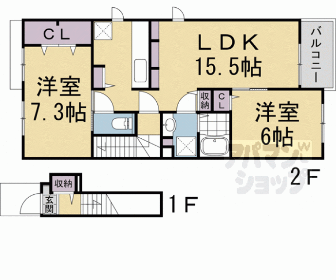 【ラキ・オハナ】間取