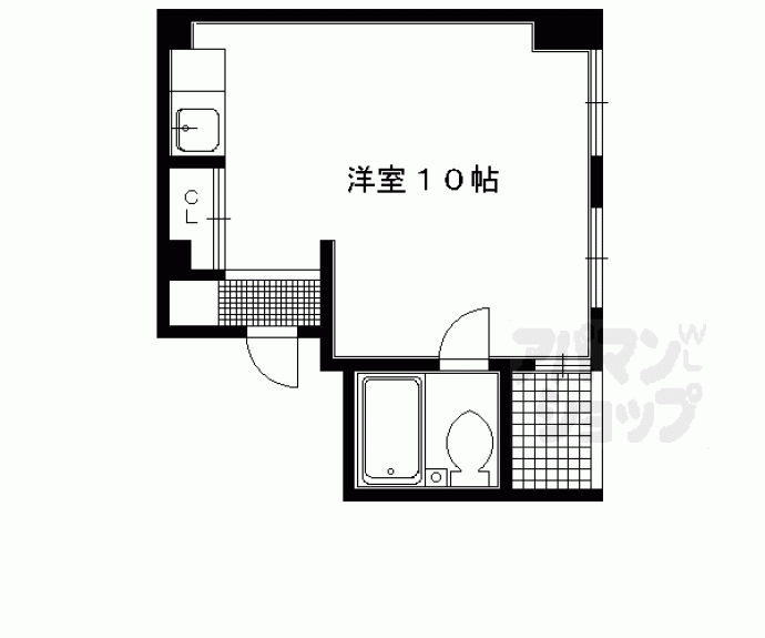 【レステ洞院】間取