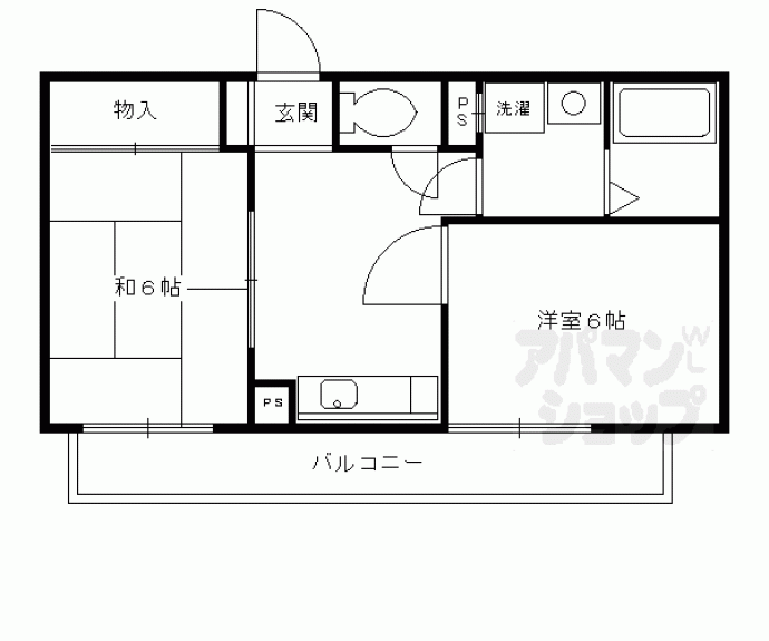 【エーデル桂】間取