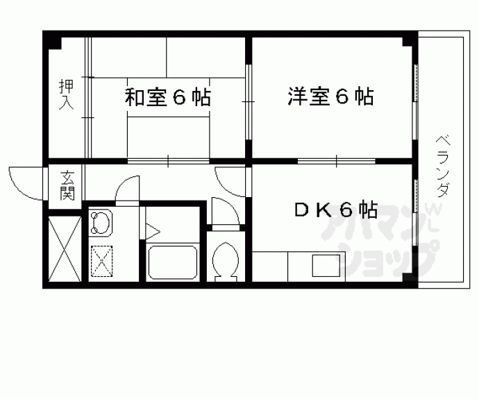 【ラーク安田パートⅢ】間取