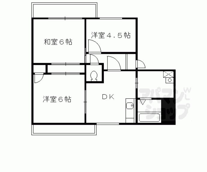 【フレグランス西村】間取