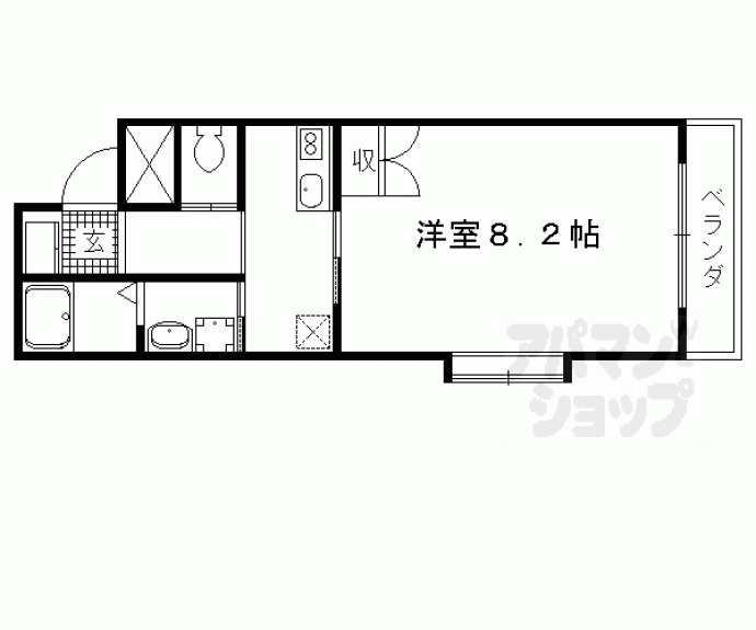 【Ｃｏｎｆｉａｎｃｅ衣笠】間取