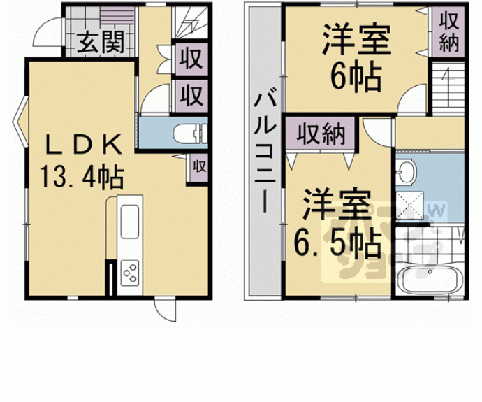 【セントフィオーレ亀岡駅北Ⅱ】間取