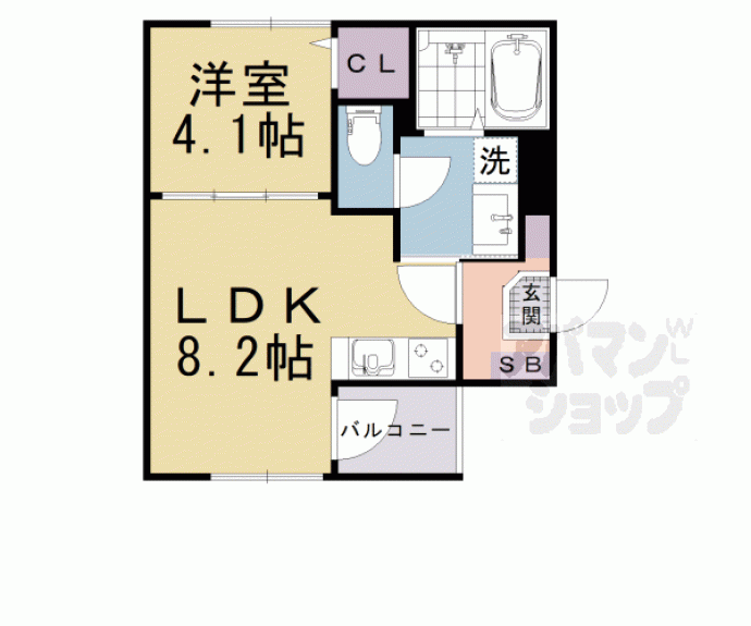 【エクセルシア６番館】間取