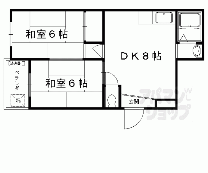 【ヴィラポレール】間取