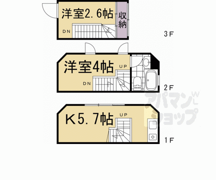 【ＧＡＲＮＥＴ　ＲＥＳＩＤＥＮＣＥ東寺】間取