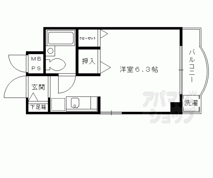 【モリタマンション】間取