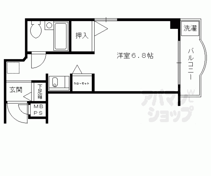 【モリタマンション】間取