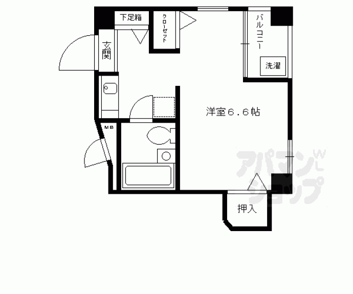 【モリタマンション】間取