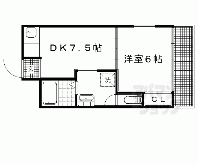 【ヴィラ白川山手】間取