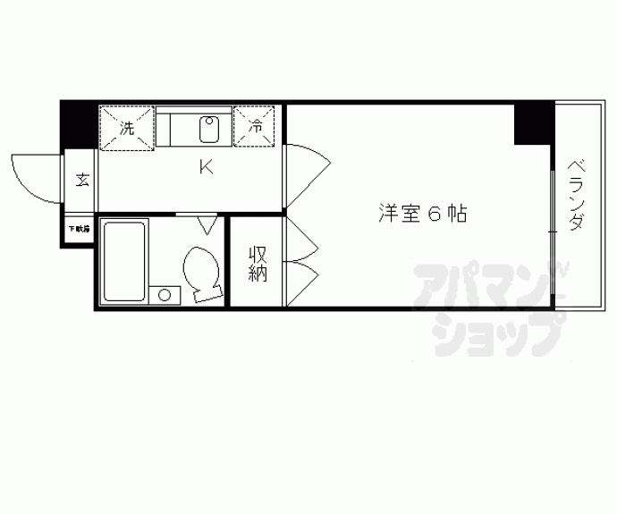 【プレミアムヒルズ嵯峨野】間取