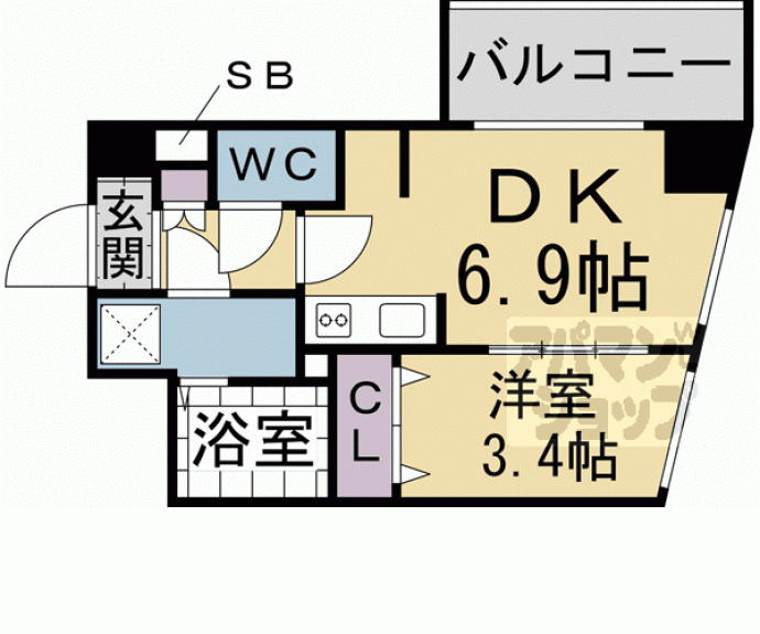 【ファステート京都東寺グラン】間取