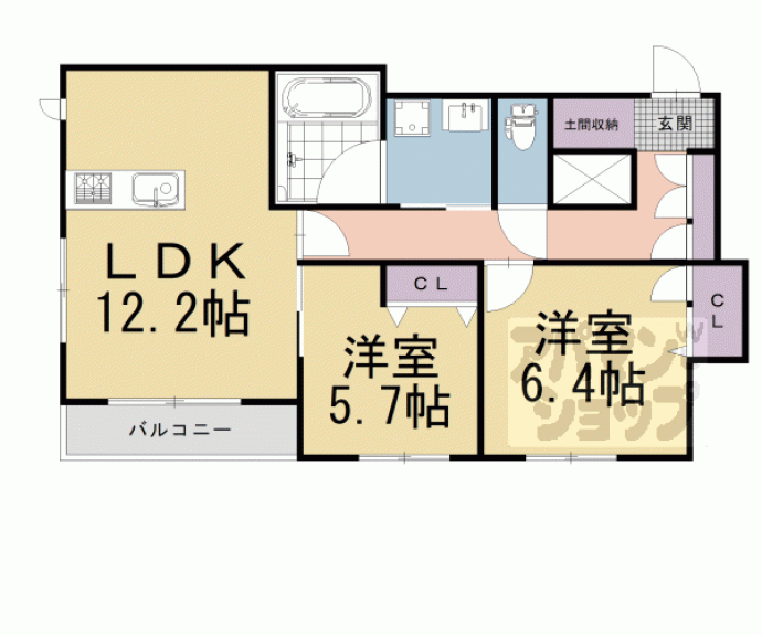 【ローズコート　アネックスⅡ】間取