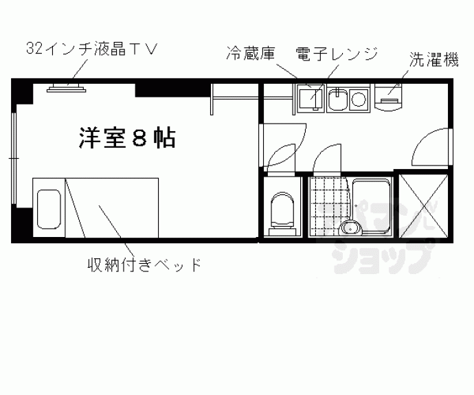 【コスモリード京都今出川】間取