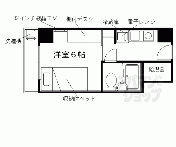 【コスモリード京都今出川】間取