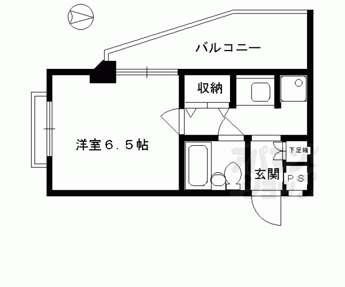 【ＤＥＴＯＭ－１一条通】間取