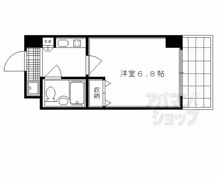 【ＤＥＴＯＭ－１一条通】間取