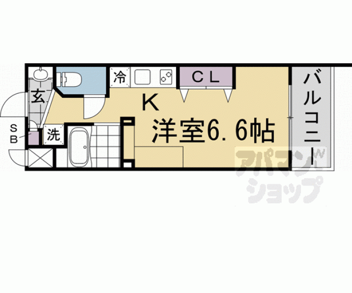 【デトムワン衣笠】間取