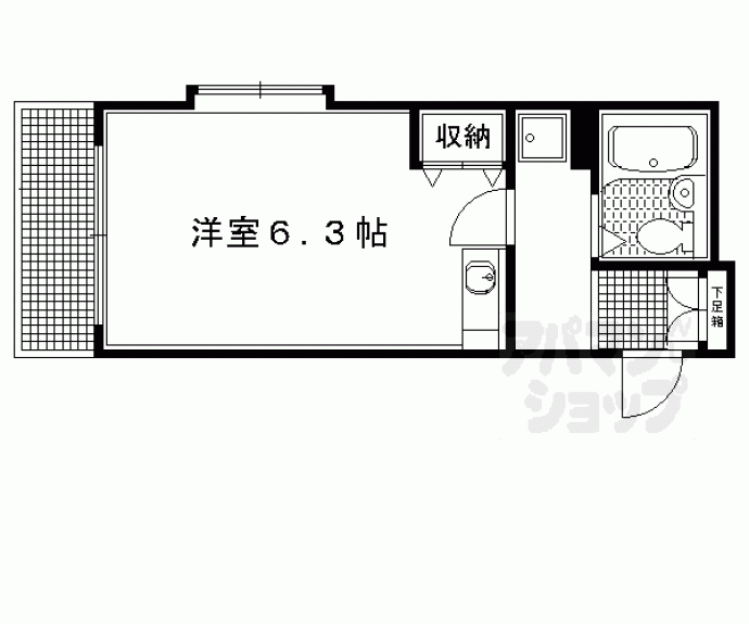 【ＤＥＴＯＭ－１烏丸鞍馬口Ⅱ】間取