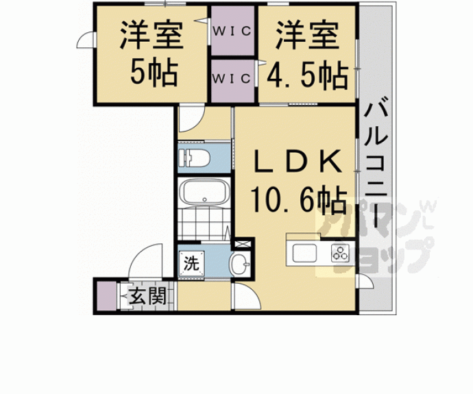 【へーベルメゾン御蔭橋】間取