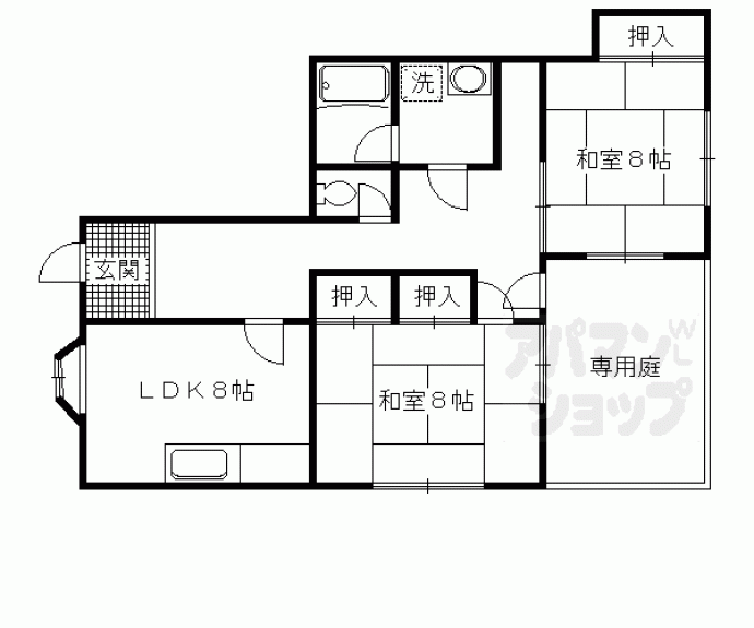 【フォレスト深草】間取