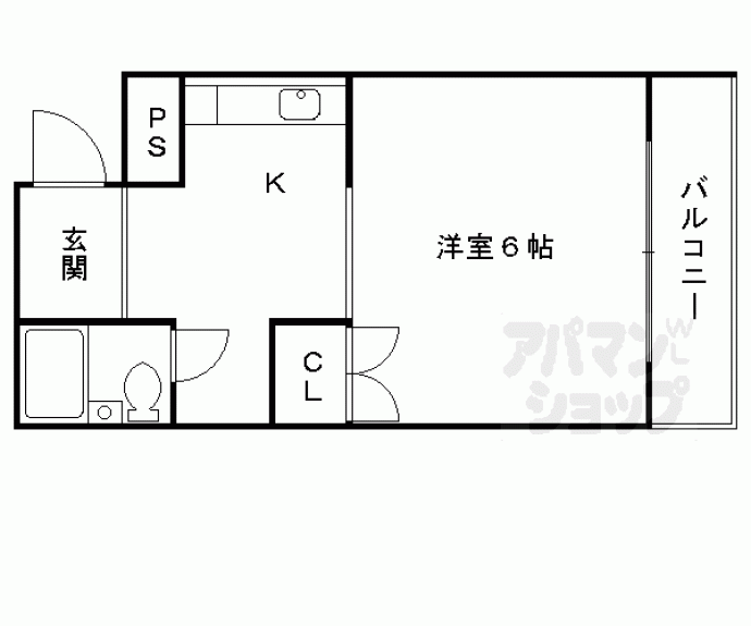 【ベルハイツ中書島】間取