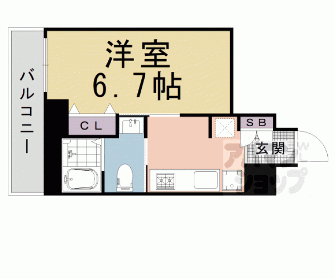 【ヴィラ東山本町】間取