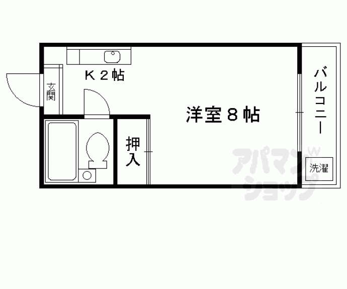 【タケトミ観月橋】間取