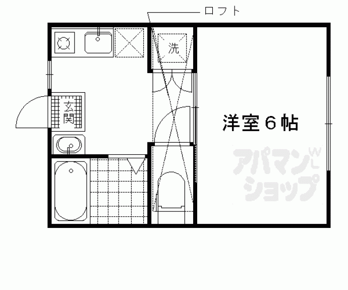 【メゾン　ルエ】間取