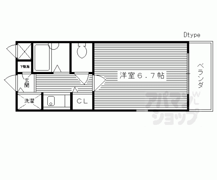 【リーガル京都桃山】間取