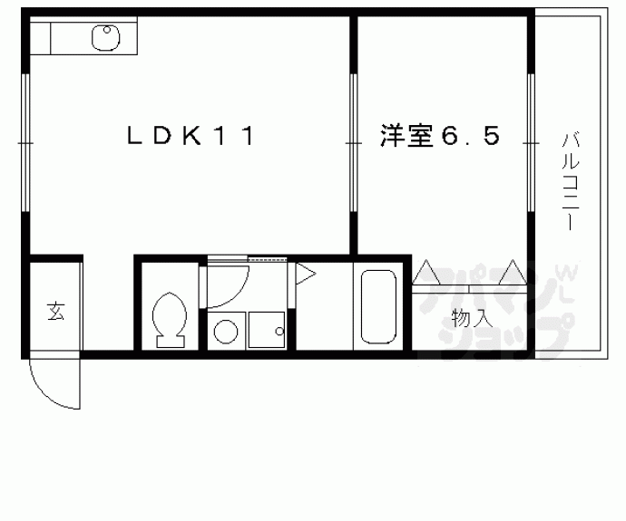 【ファミールみもざ】間取